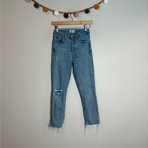 Agolde Nico High Rise Slim Cut jeans